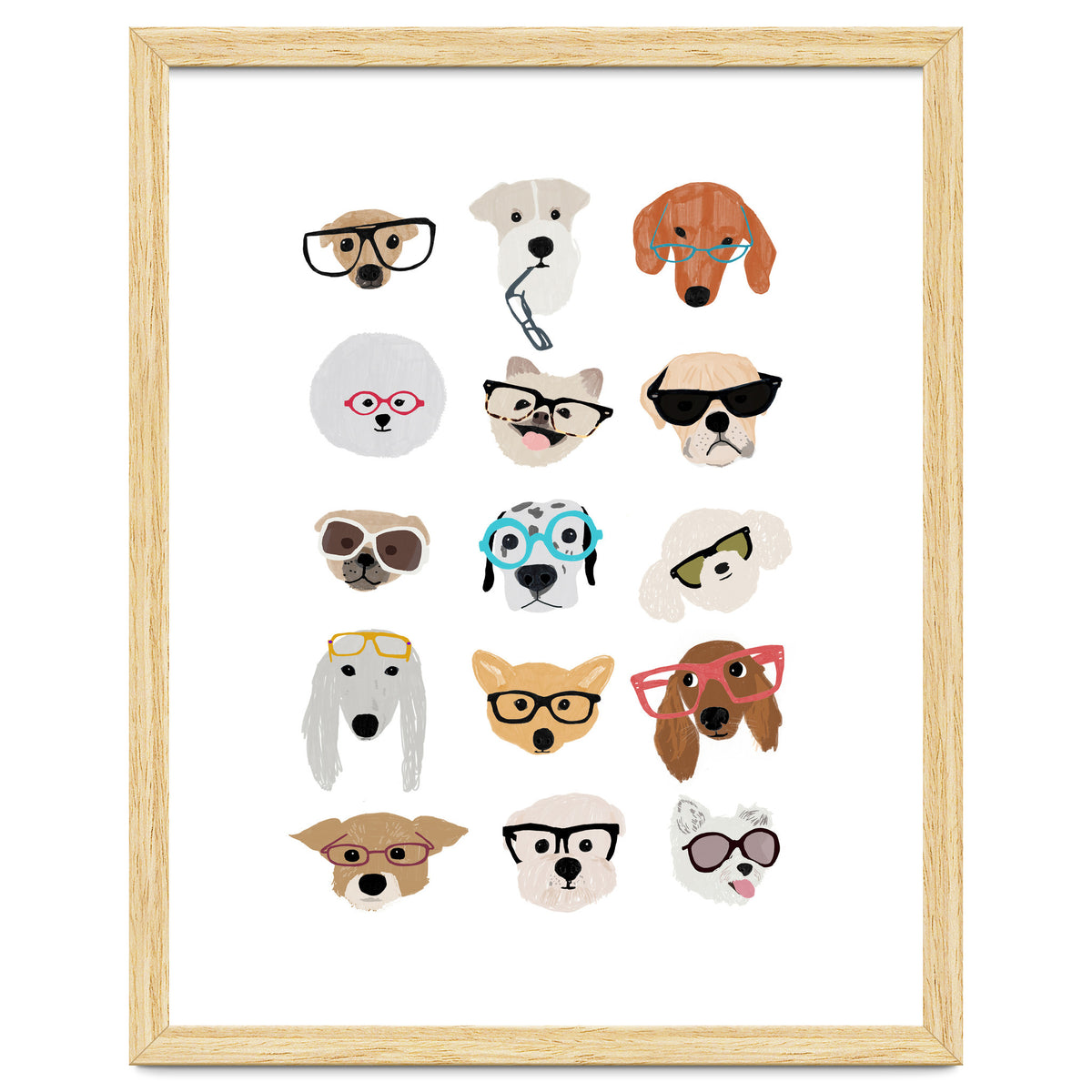 Dogs in Glasses