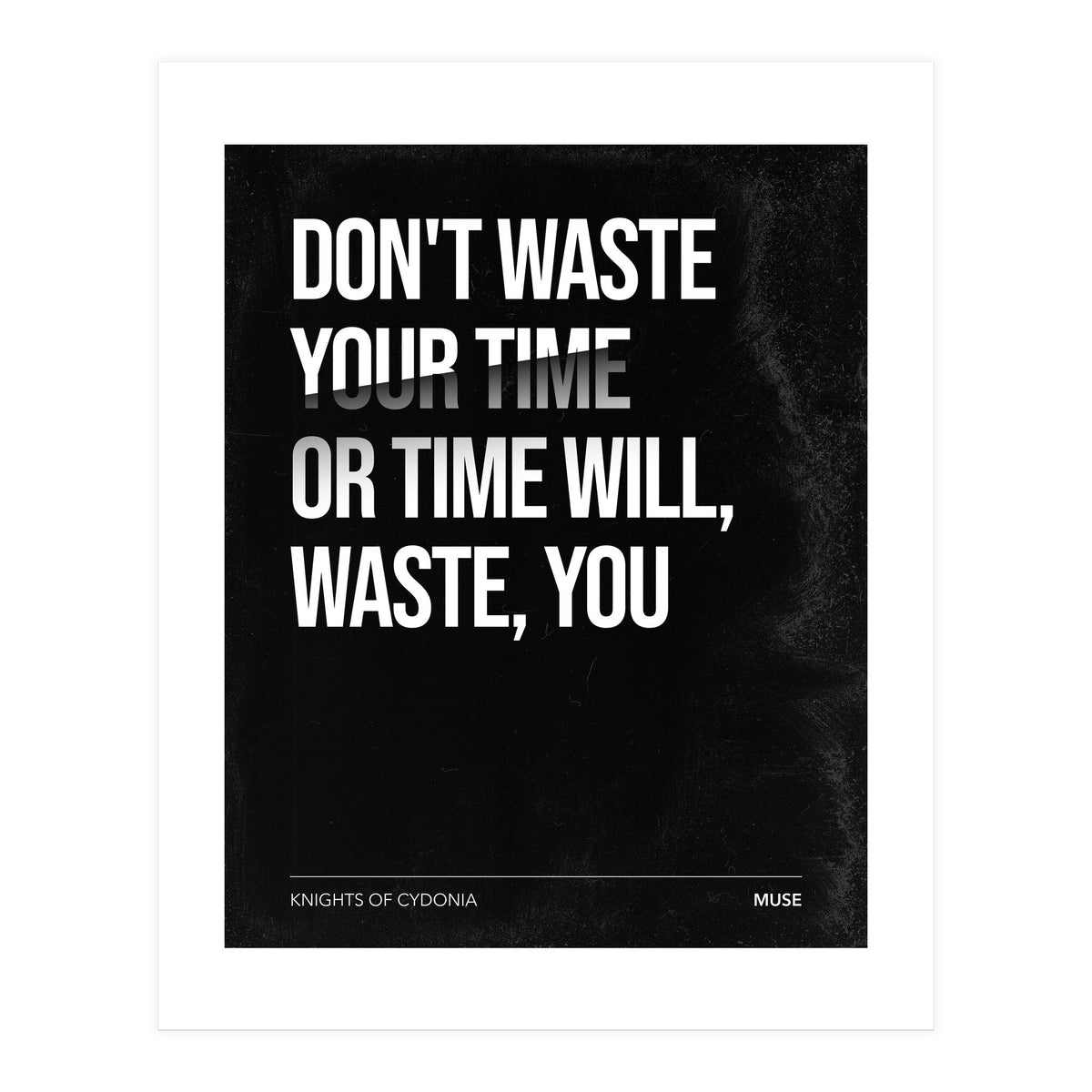 Muse - Knights Of Cydonia (Print Only)