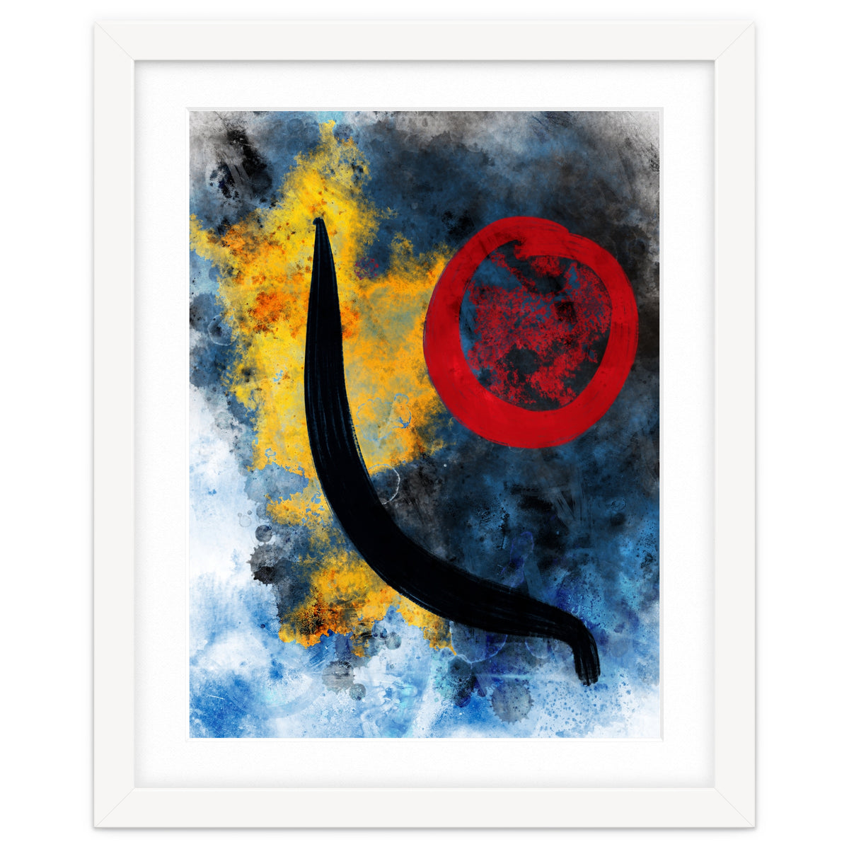 Abstract Calligraphy in the universe