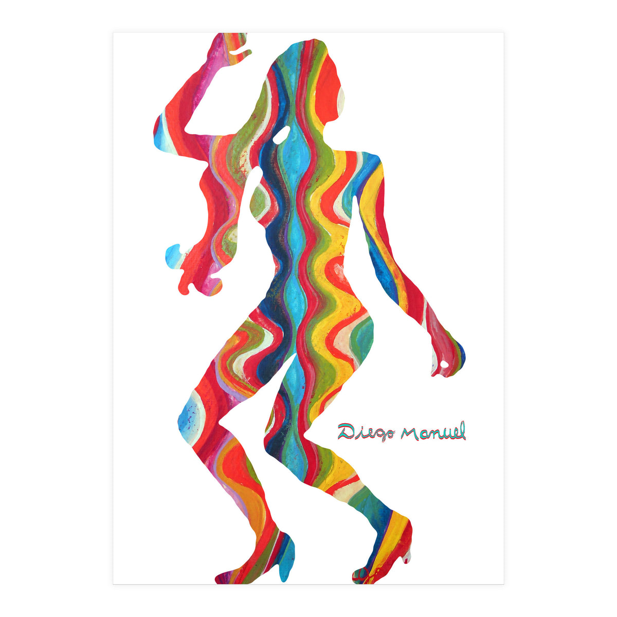Dance Girl B 45  (Print Only)