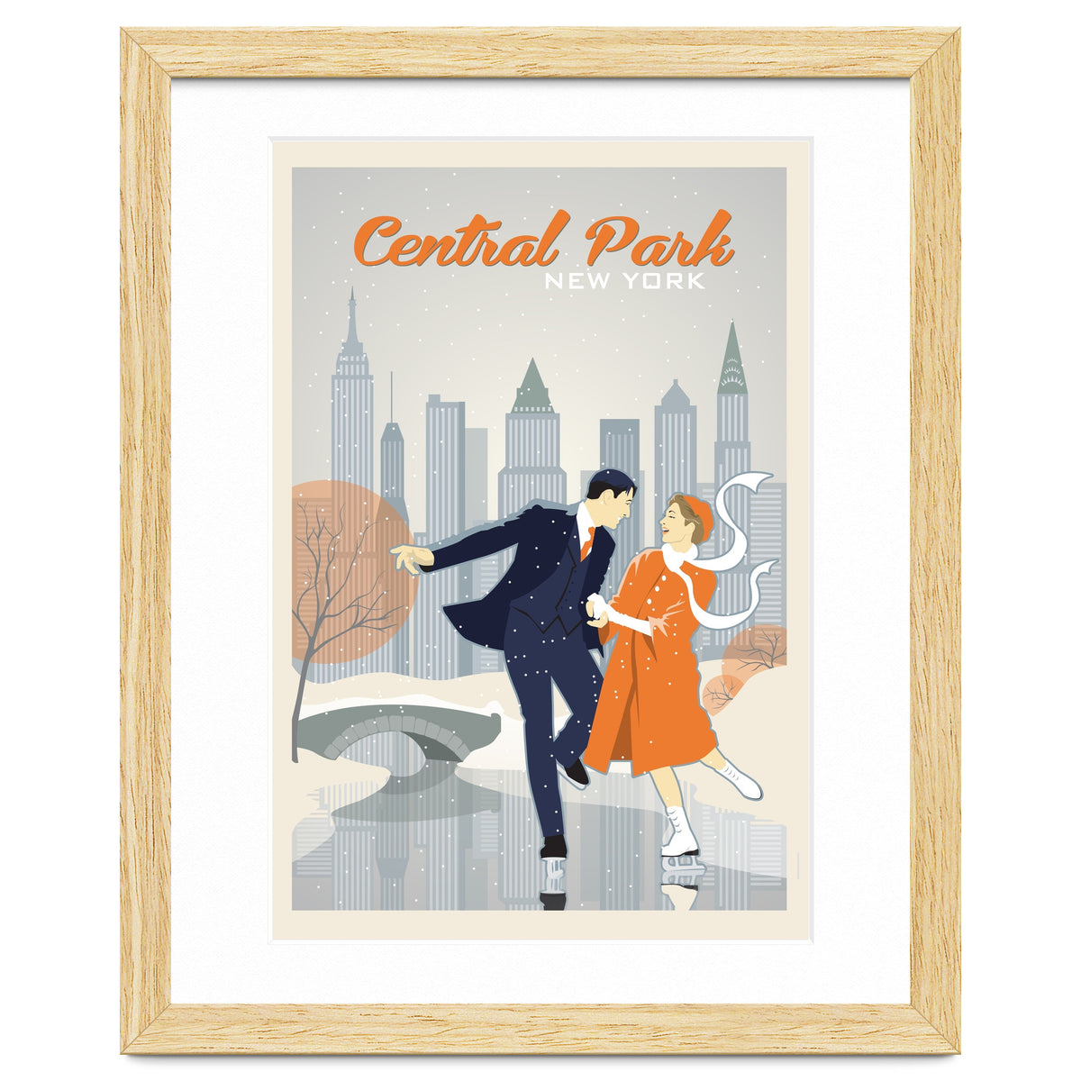 Skating in Central Park