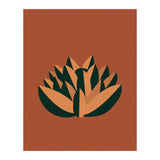 Bohemian Terracotta Flower (Print Only) thumbnail
