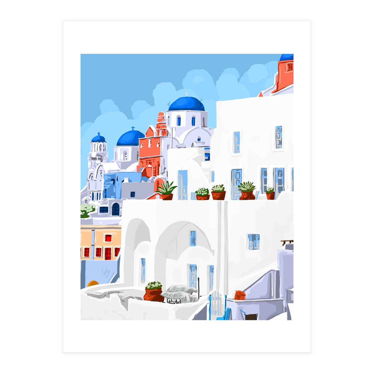 The Santorini Vacay (Print Only)