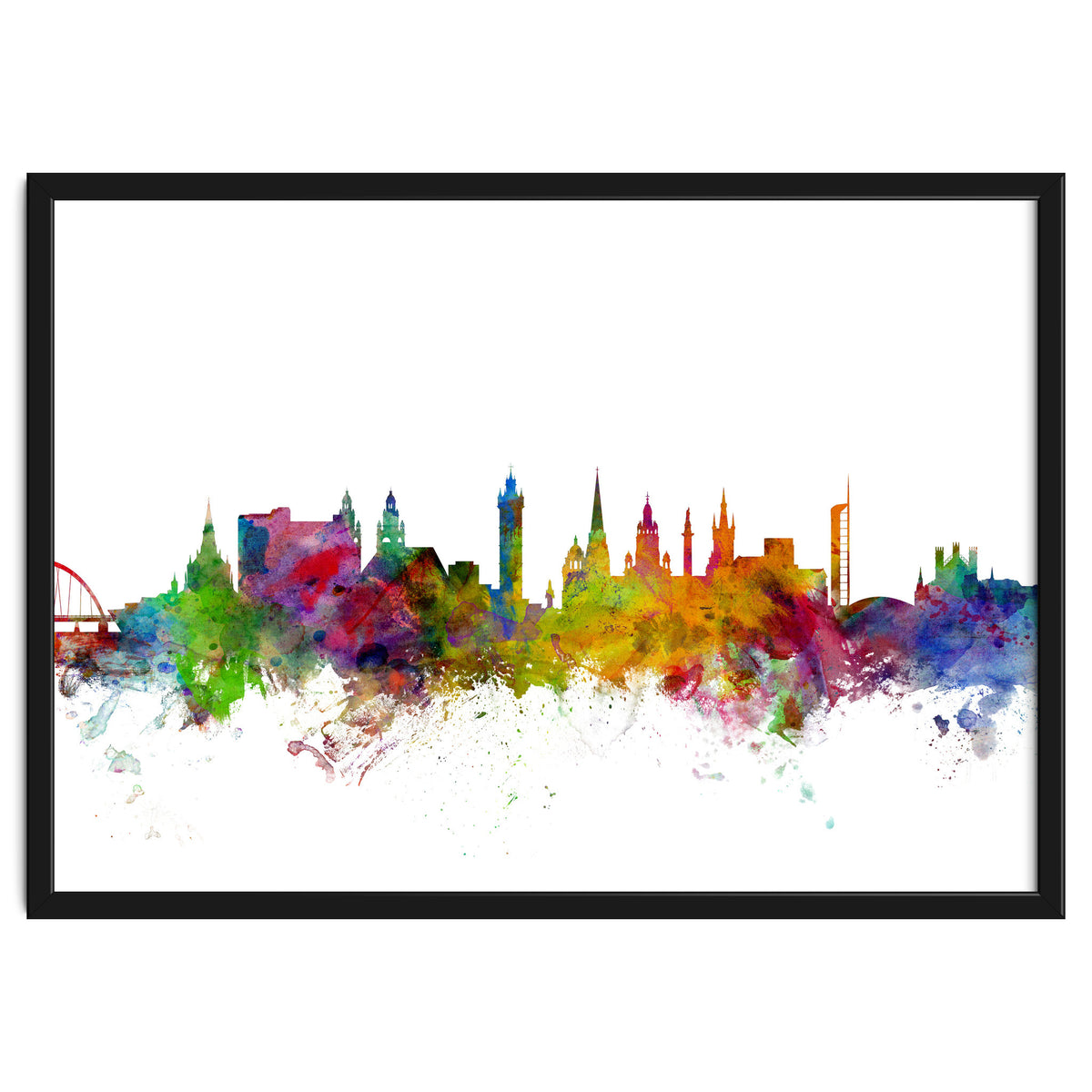 Glasgow Scotland Skyline