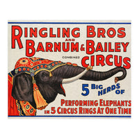Ringling Bros & Barnum Bailey Circus Advertisement (Print Only)