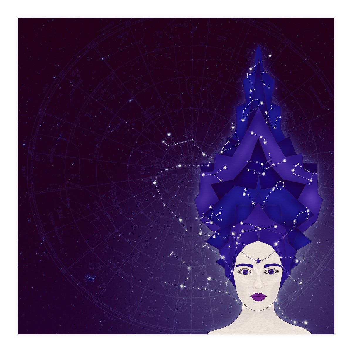 Rococo: Lady of the stars (Print Only)