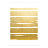 Gold Vibes Only | Luxe Shimmer Metallic Graphic Abstract | Golden Happiness Good Vibes (Print Only) thumbnail