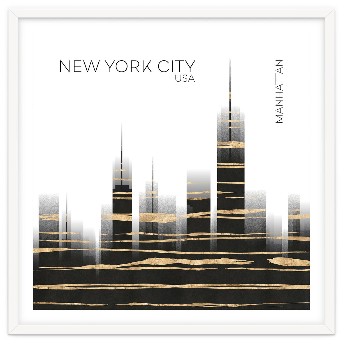 Urban Art NYC Skyline