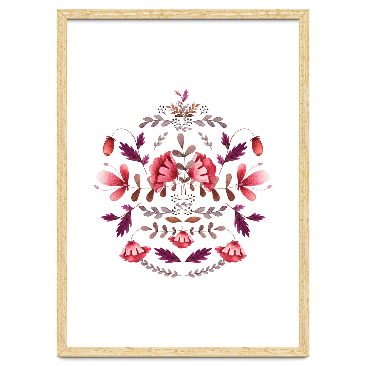 Scandinavian Folk Art Flowers