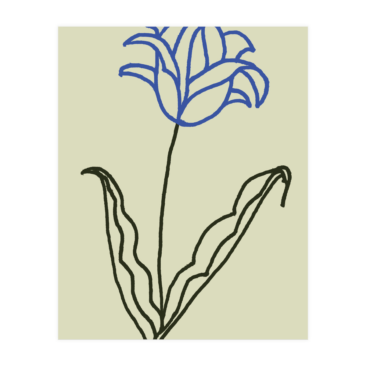 Blue flower (Print Only)