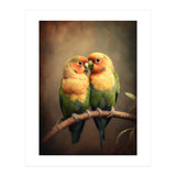 Lovebirds Painting (Print Only) thumbnail