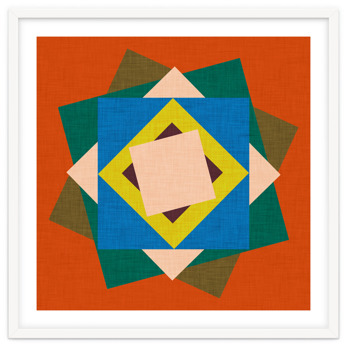 Kilim Floral Orange