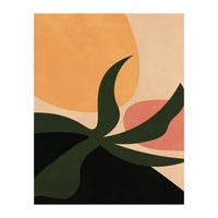 Abstract Boho Modern Plant (Print Only)