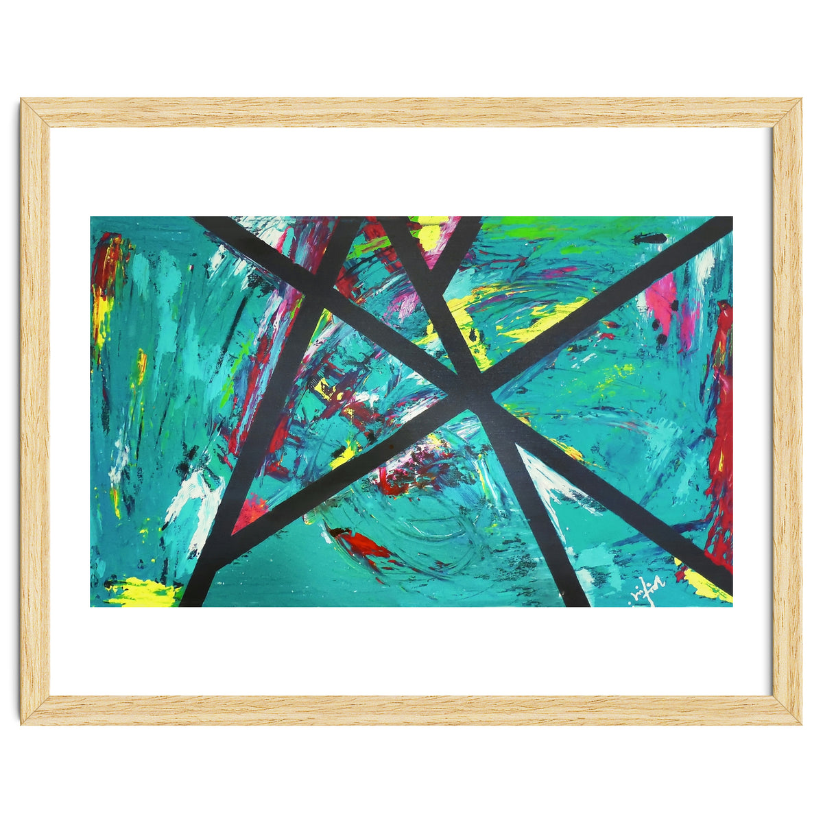 Struggle - Abstract On Canvas