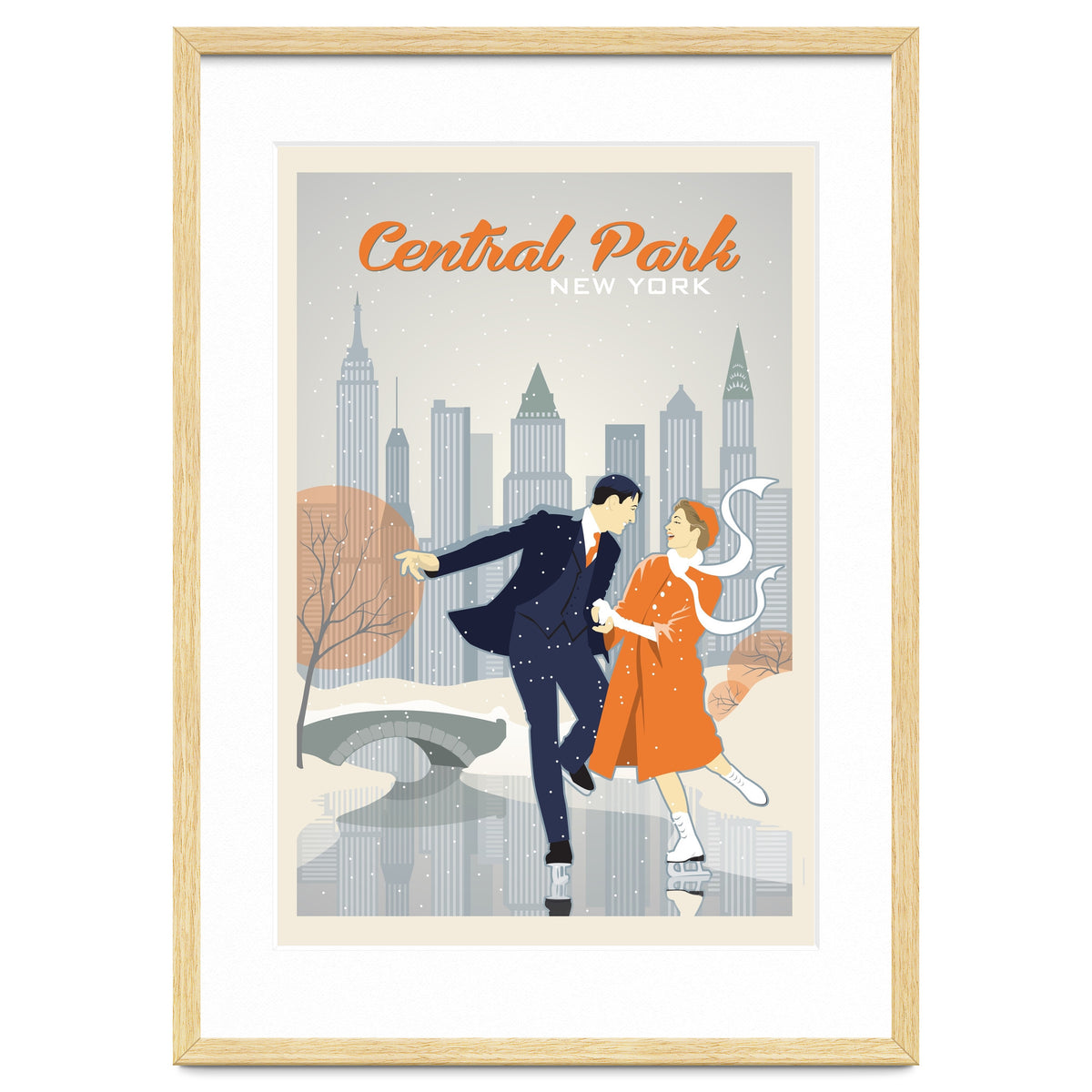 Skating in Central Park