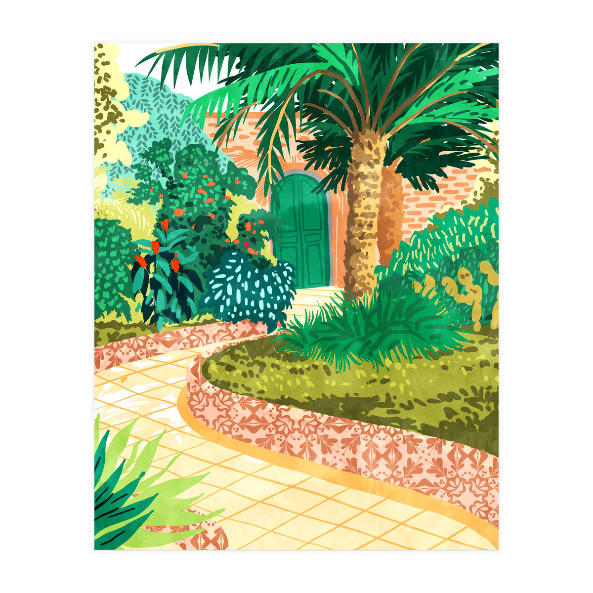 The House With The Green Door (Print Only)