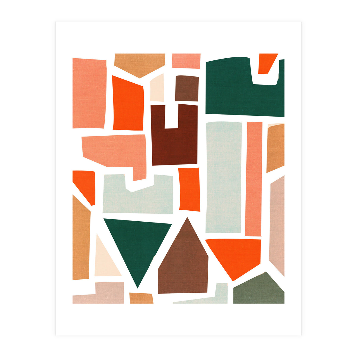 Navigate #Abstract Geometrical Pattern (Print Only)