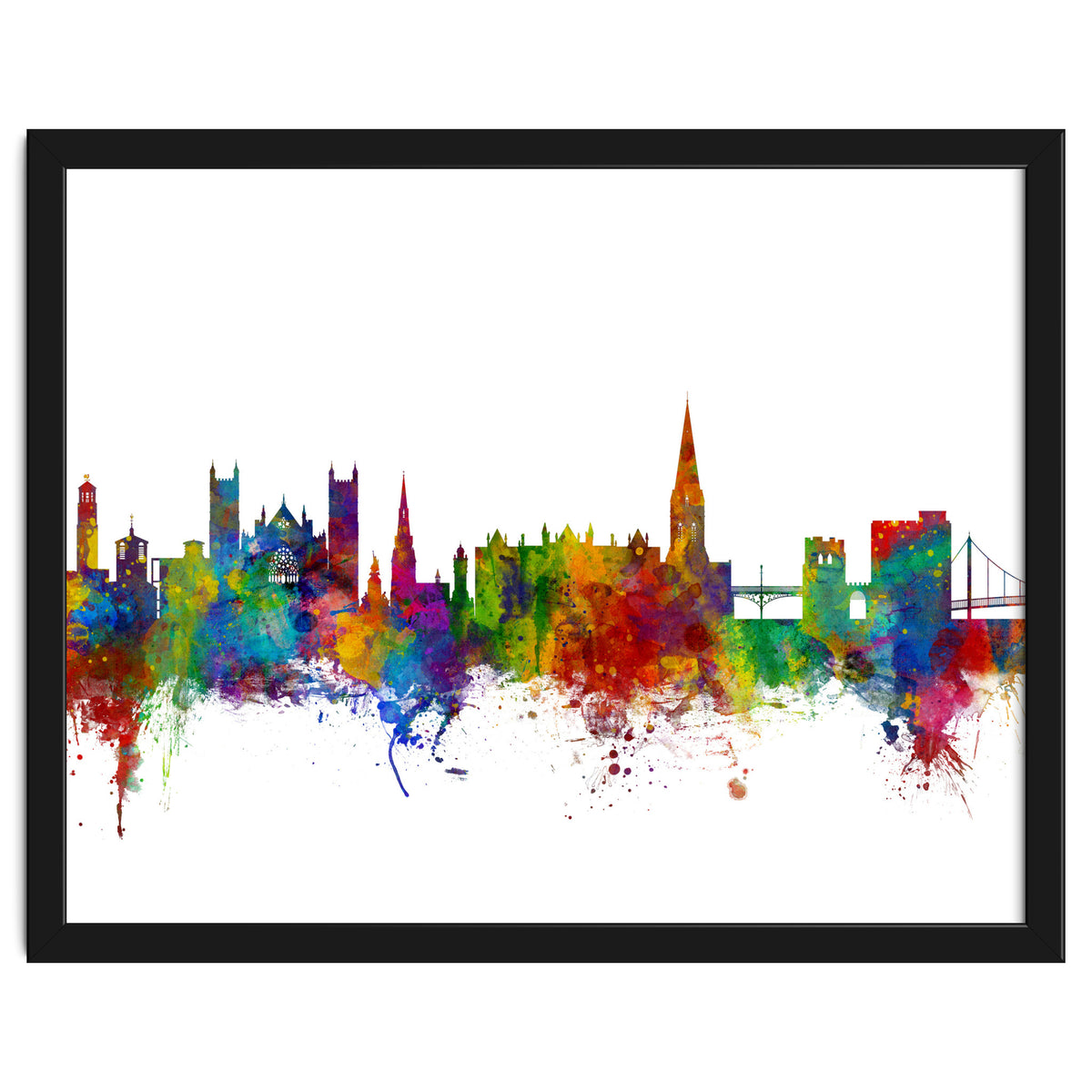 Exeter England Skyline