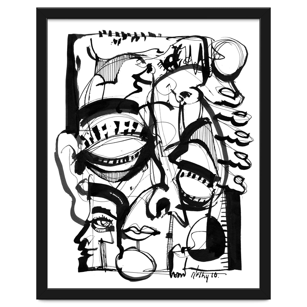 Weird Sensation - b&w