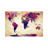 Map Of The World 3 (Print Only)