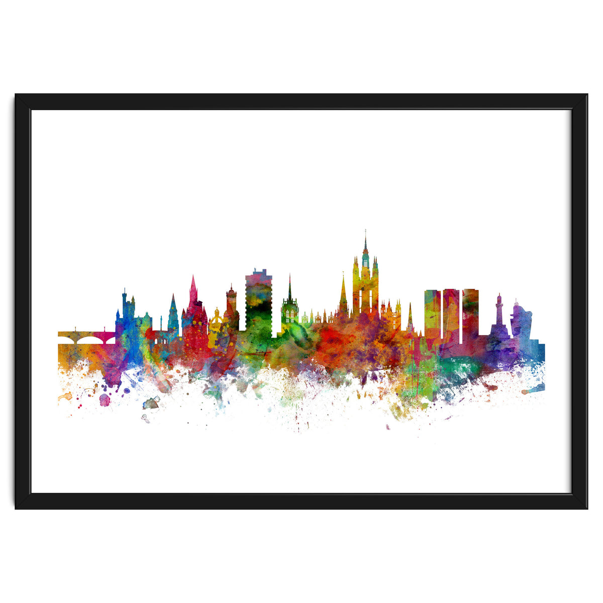 Aberdeen Scotland Skyline