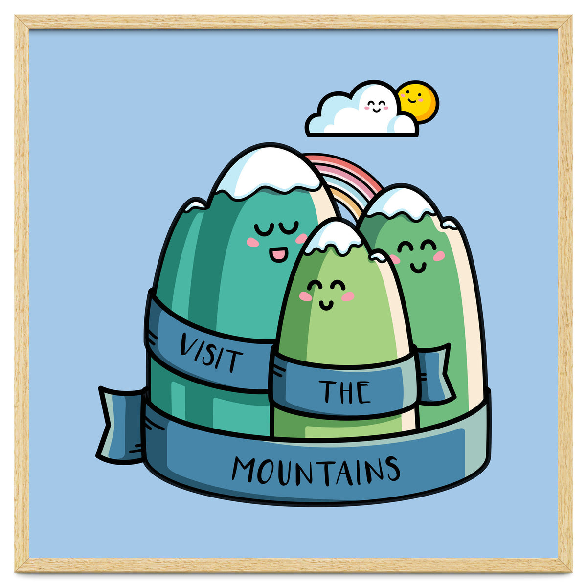 Kawaii Cute Visit the mountains