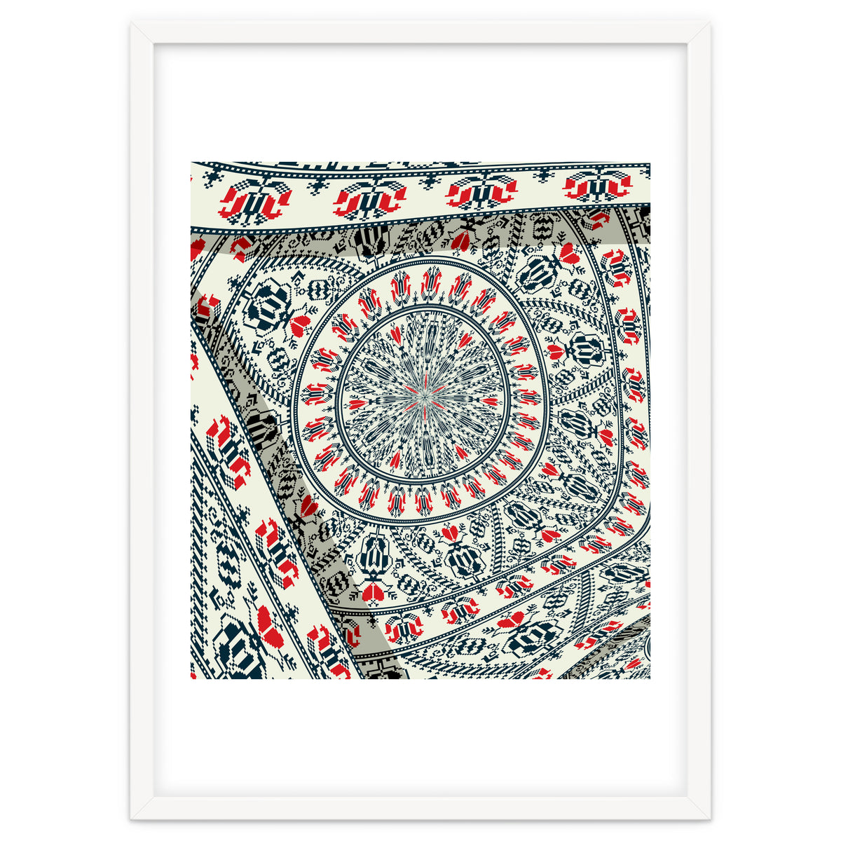 Romanian embroidery background 5