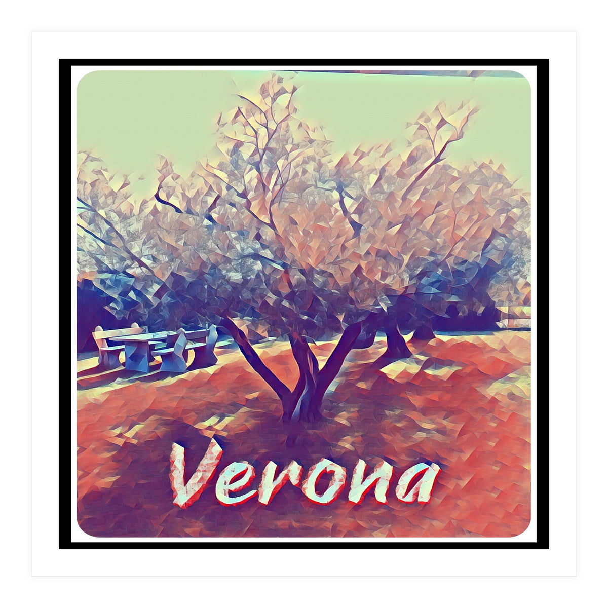 Olive Tree In Verona (Print Only)