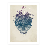 Skull Flowers (Print Only) thumbnail