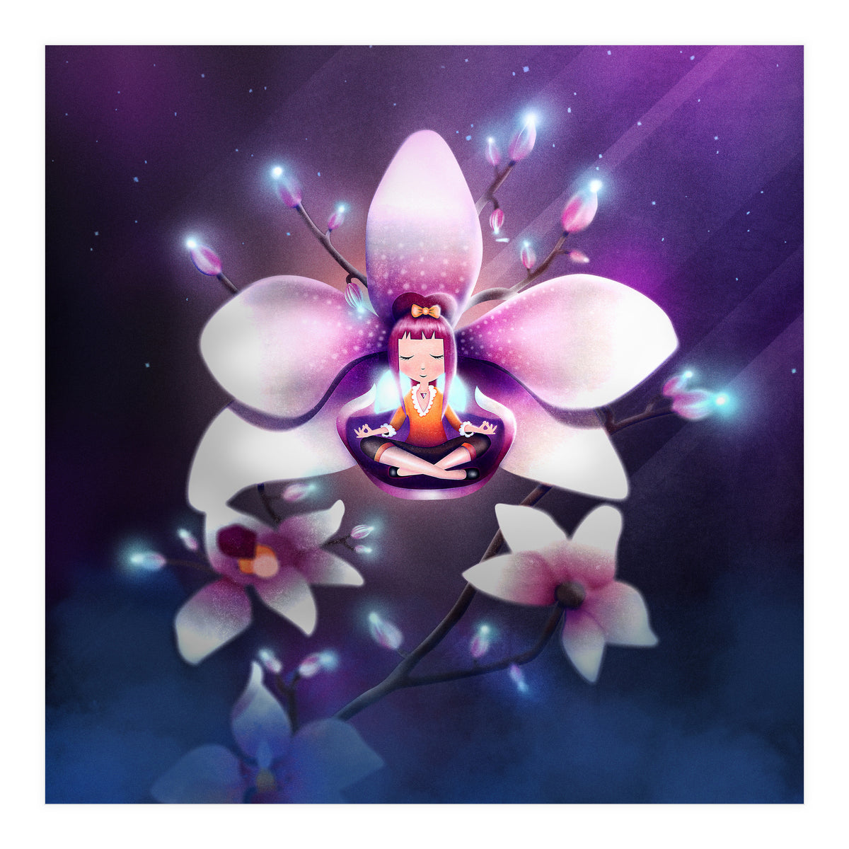 Orchid Meditation (Print Only)