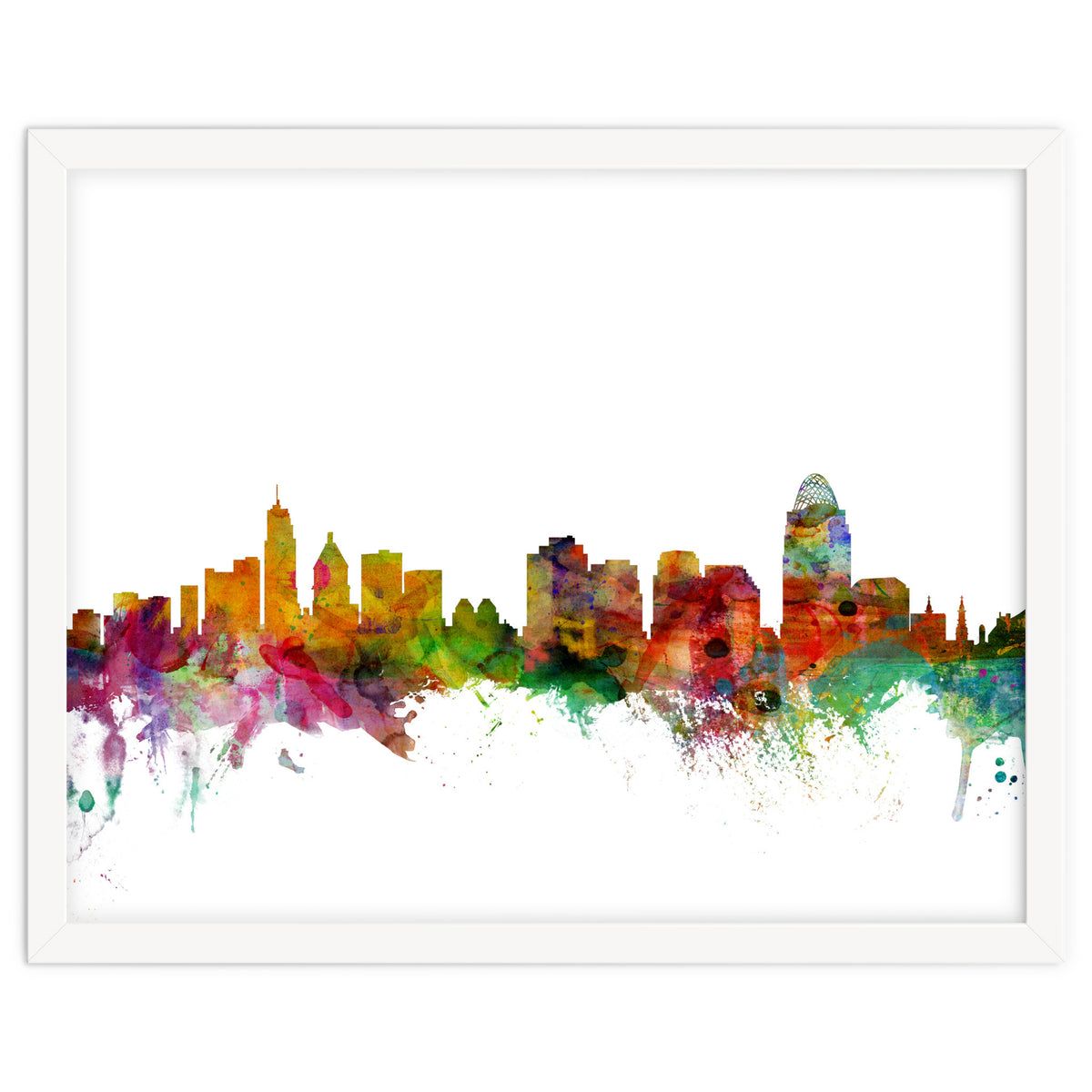 Cincinnati Ohio Skyline