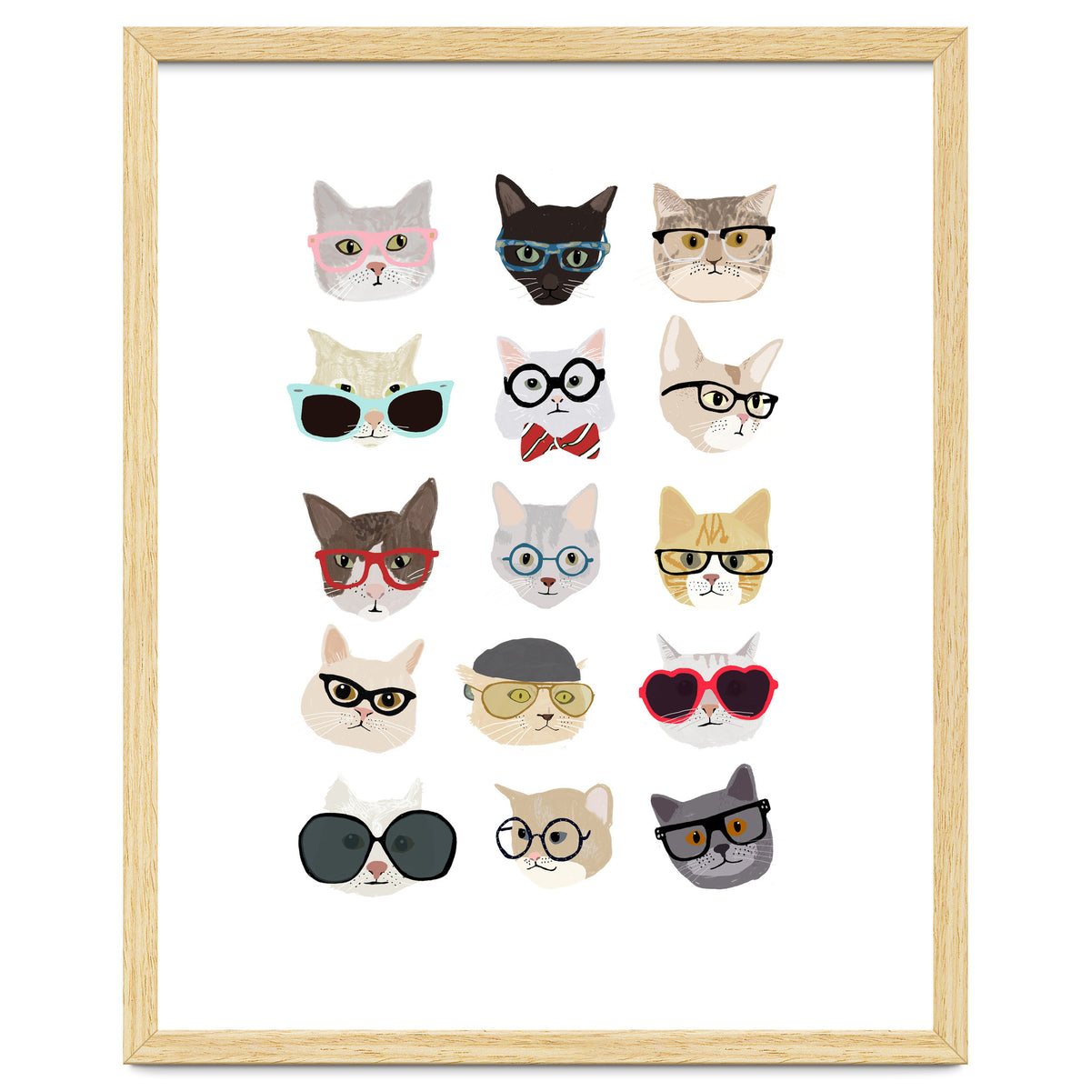 Cats in Glasses