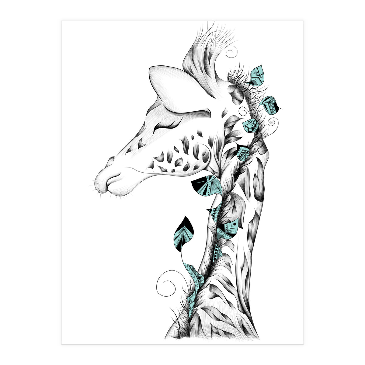 Poetic Giraffe (Print Only)