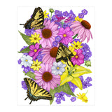 Corn Flowers and Swallowtails (Print Only) thumbnail