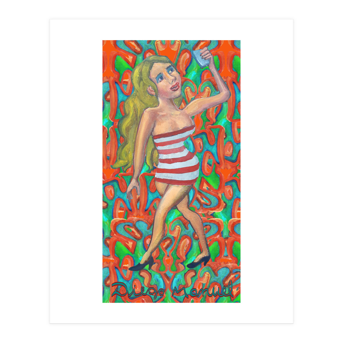 Chica Selfie 2 (Print Only)