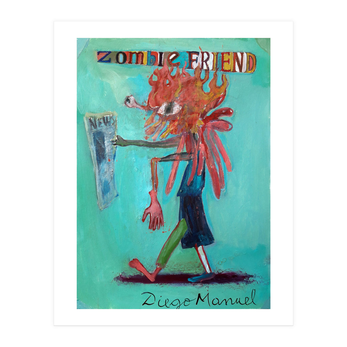 Zombie Friend (Print Only)