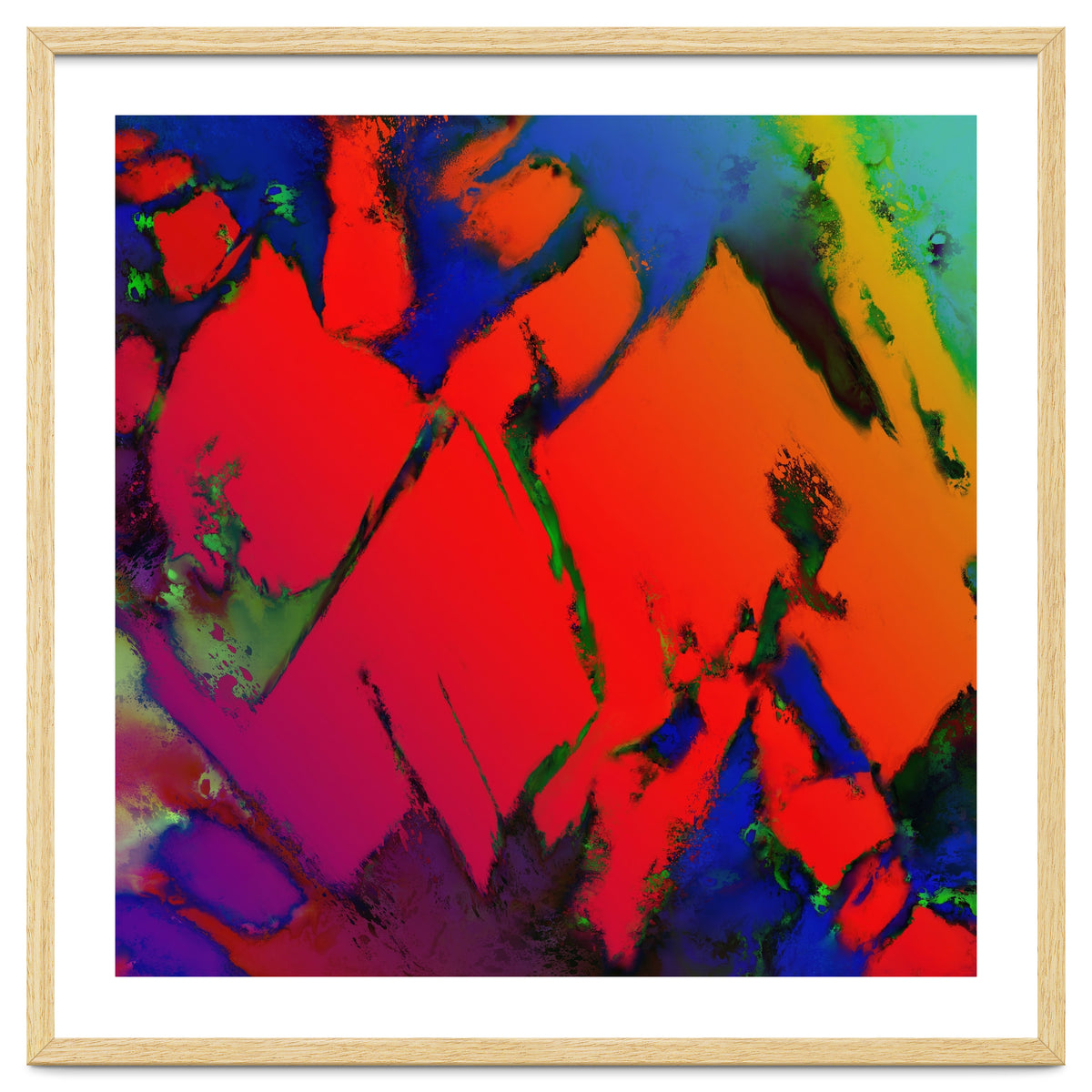 Colliding Panels Red