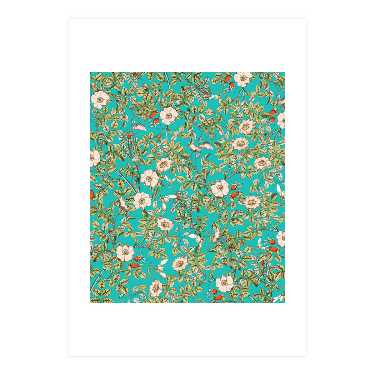 Teal Botanical (Print Only)
