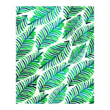 Palm Solace | Tropical Botanical Plants Nature Hand-Painted Watercolor Painting Bohemian Lush Green (Print Only) thumbnail