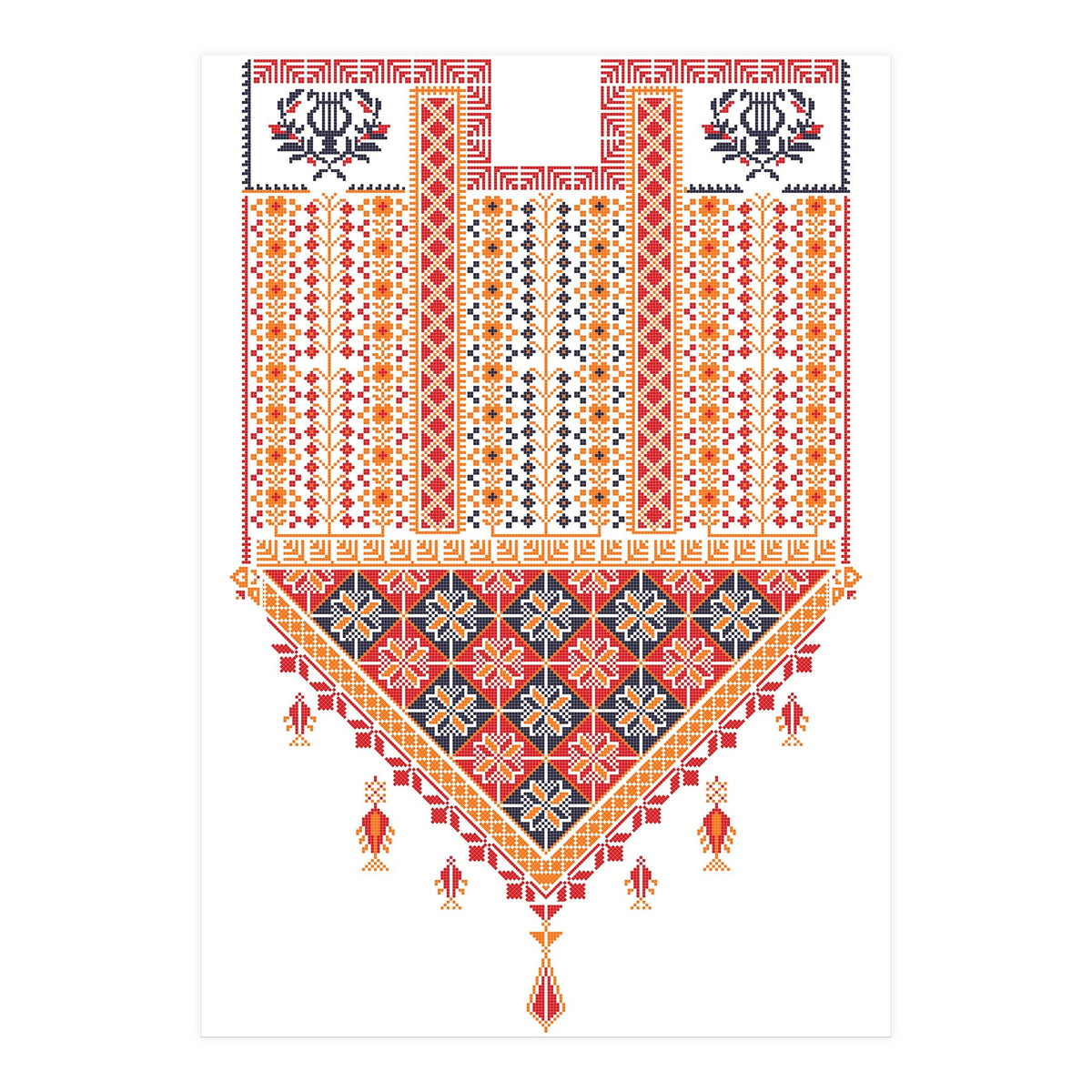 Tatreez Ornament 1 (Print Only)