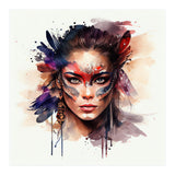 Watercolor Carnival Woman #9 (Print Only) thumbnail