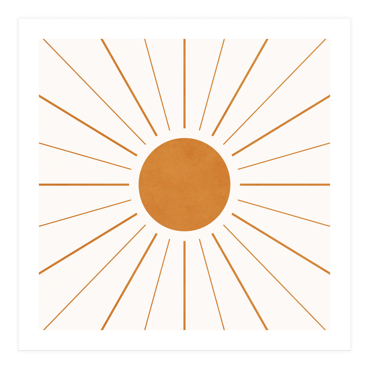 SUN IN LINES (Print Only)