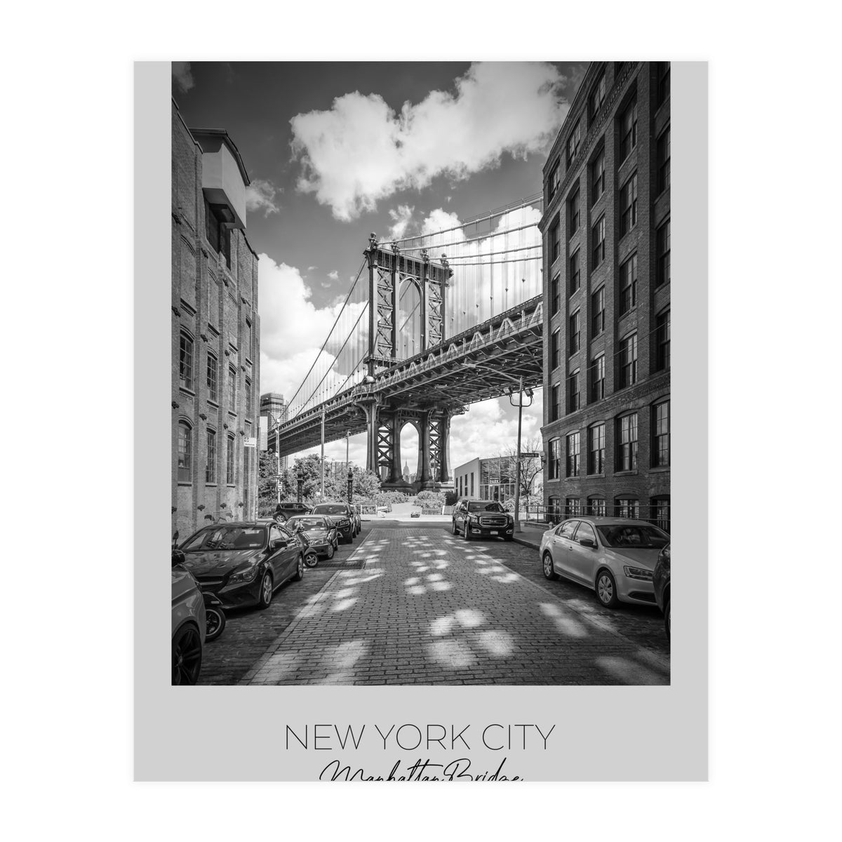 In focus: NEW YORK CITY Manhattan Bridge (Print Only)