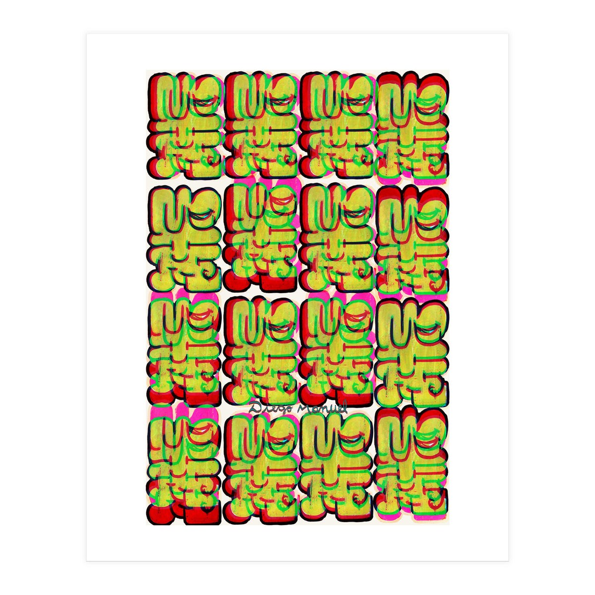 Graffitis 2021 Tapiz 111 (Print Only)