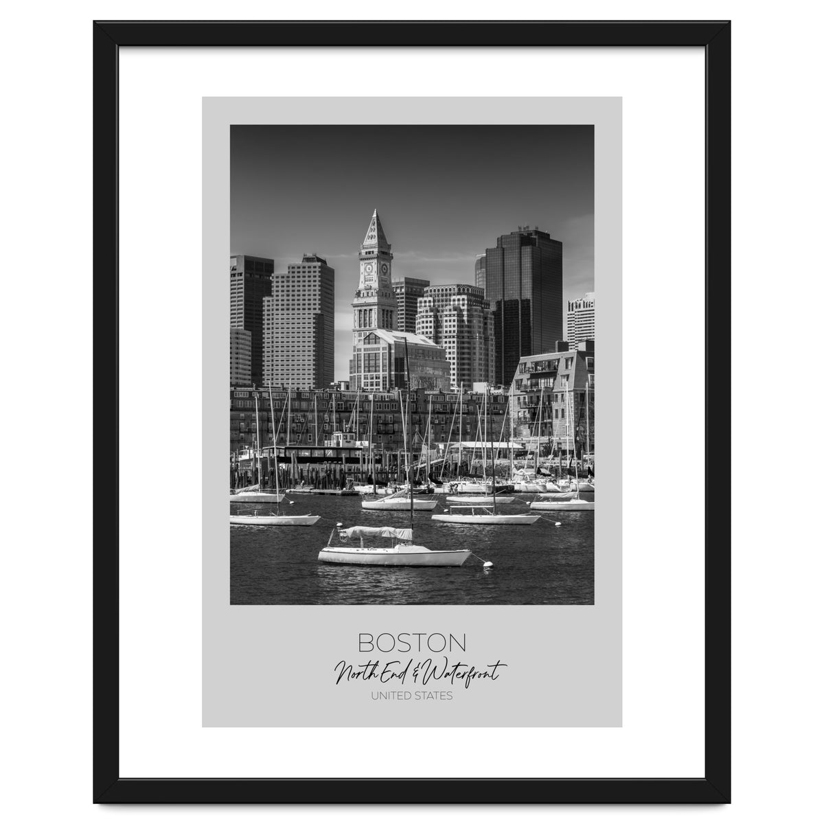 In focus: BOSTON Skyline North End & Waterfront