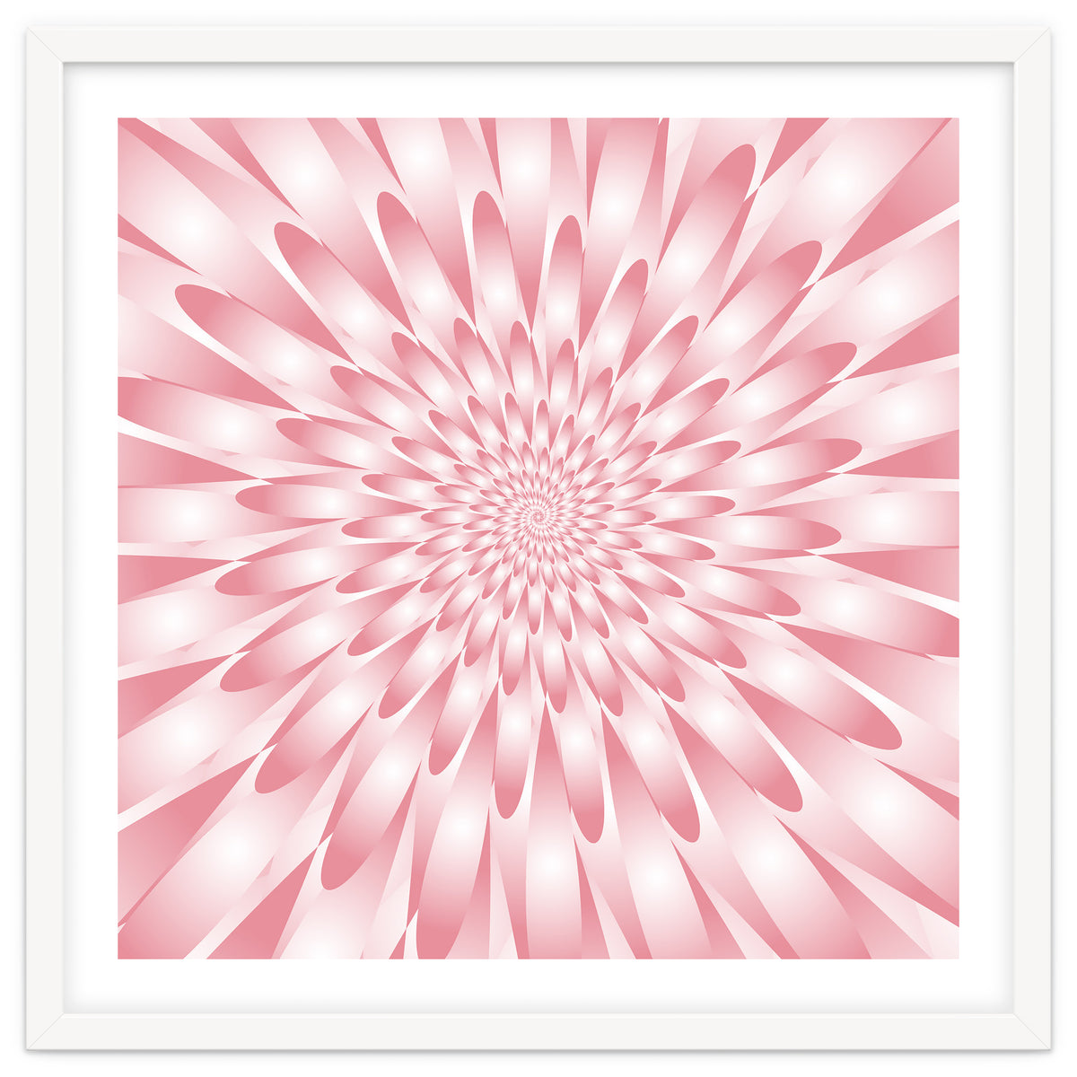 Spiral Pink Flower
