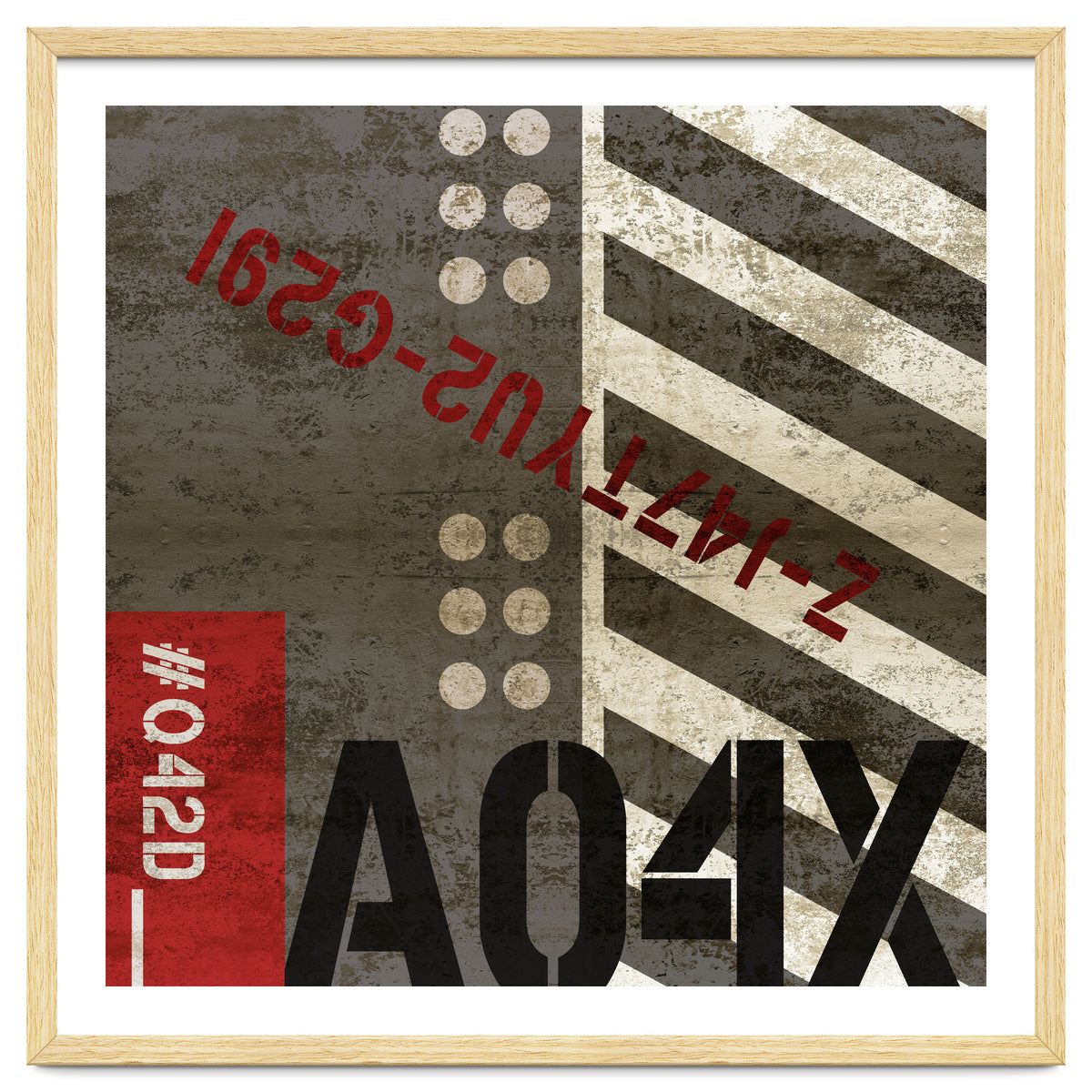 Abstract Industrial Grey Stripes