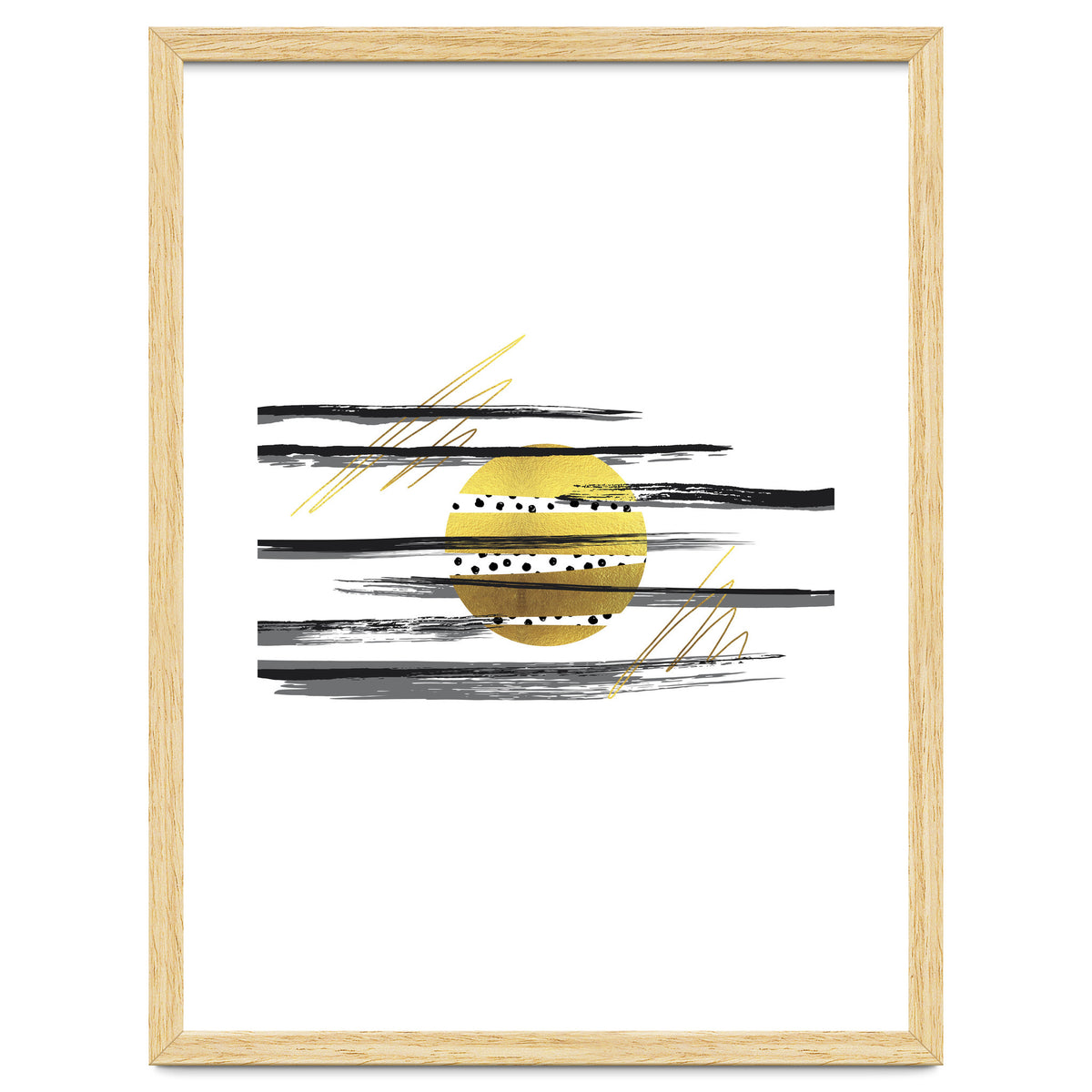 Deco Lines No. 3 – Full Moon