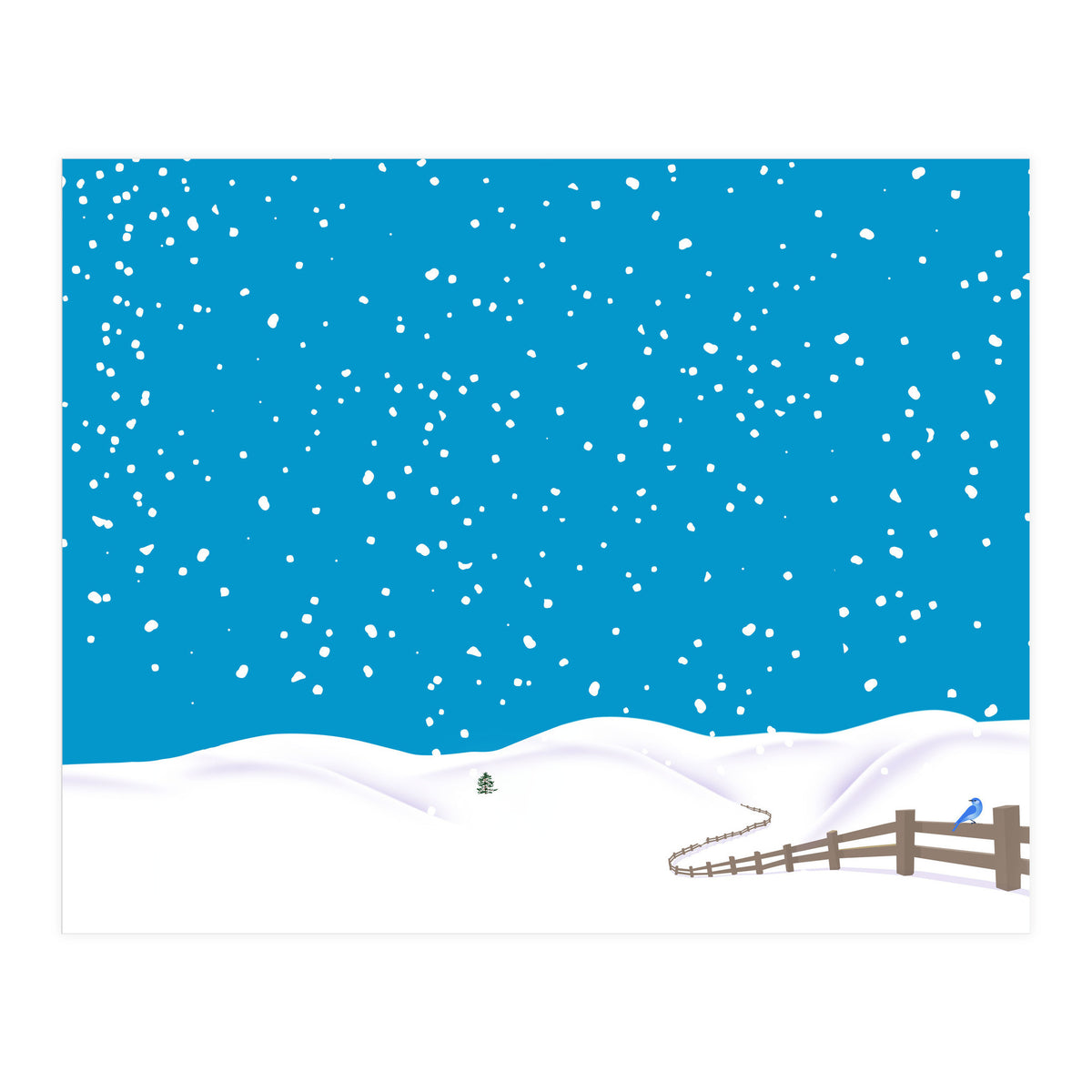 Country Snow (Print Only)