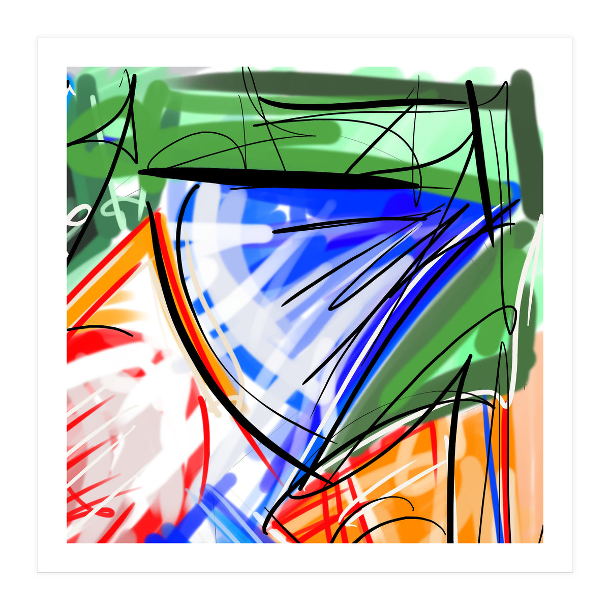 color subtleties in strokes 2 (Print Only)